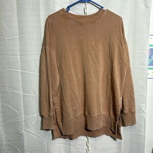 Aerie crewneck sweatshirt. Size S//P. Tan
